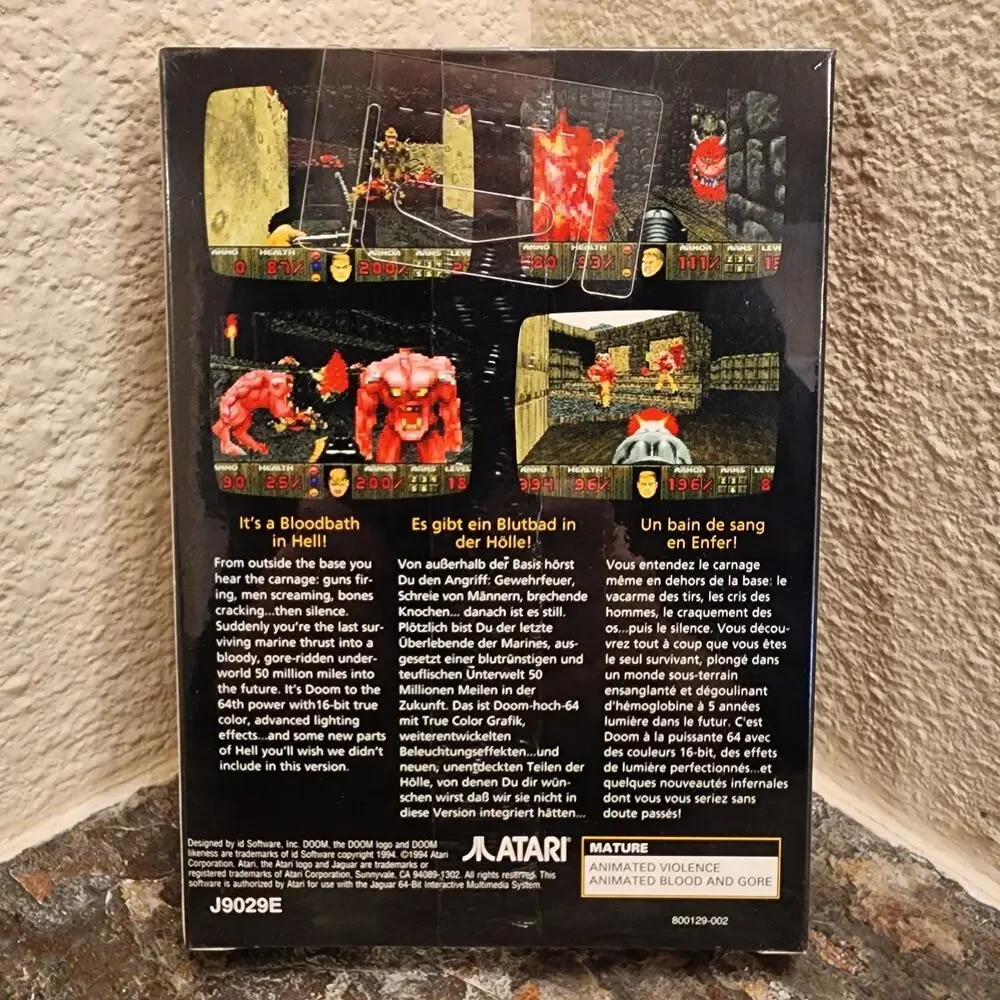 Game - Doom (NEW) - Jaguar - Atari - iD Software